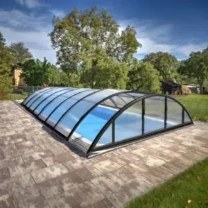 Abri de piscine mi- haut KLASIK