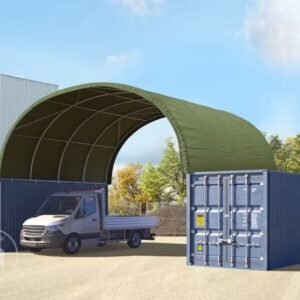 Abri sur container démontable 8×6